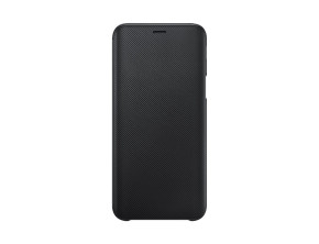 Луксозен калъф тефтер Wallet Cover оригинален EF-WJ600 за Samsung Galaxy J6 2018 J600F черен